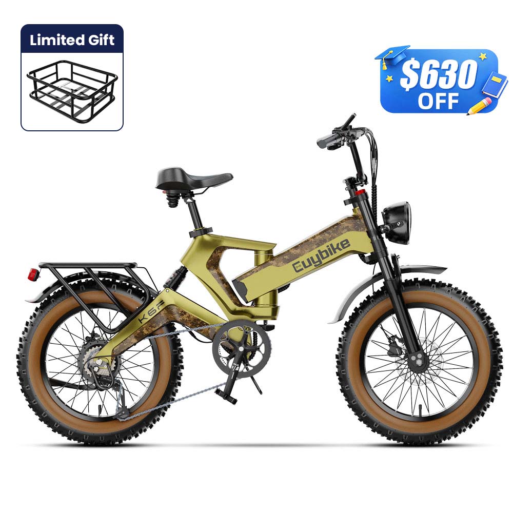 K6 Pro (K6F) Long Range Fat Tire Electric Bike