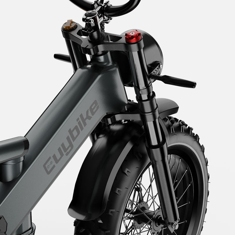 Euybike K6 Pro 2.0 Fat Tire eBike Front Suspension