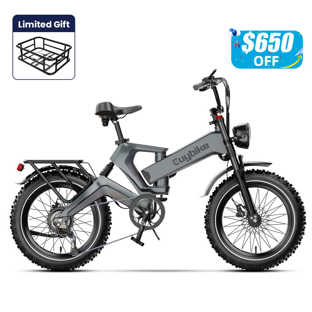 Euybike K6 Pro 2 0 Grey Electric Bike Prime Day Deal