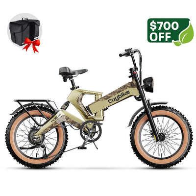 Euybike K6 Pro Camo Gold Electirc Bike Spring Sale