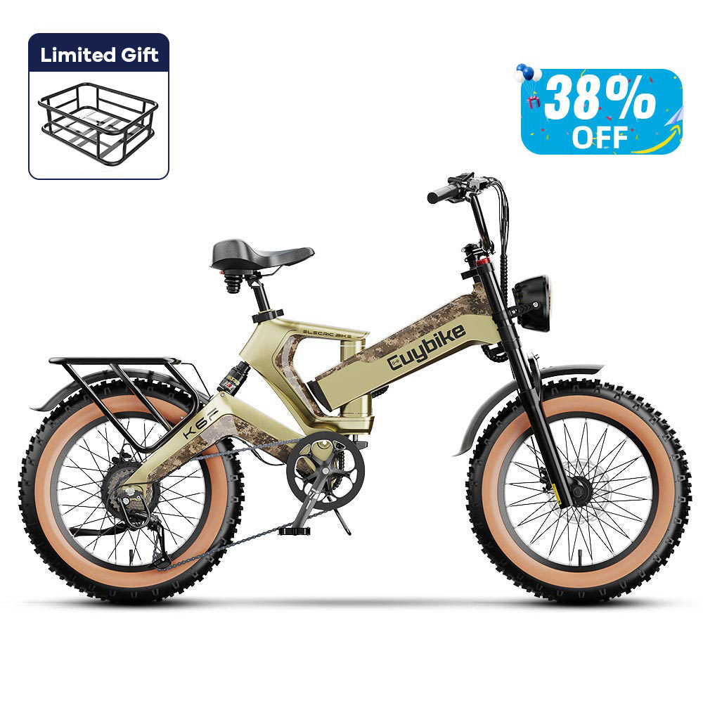 Euybike K6 Pro Camo Gold Electric Bike Prime Day Sales