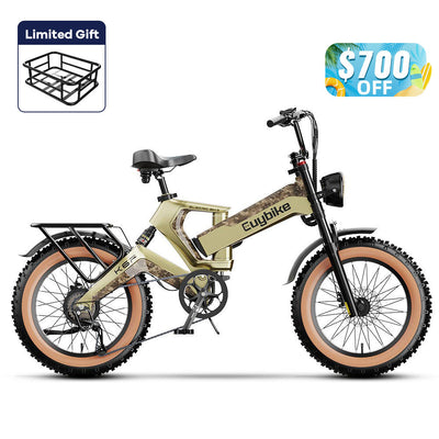 Euybike K6 Pro Camo Gold Electric Bike Summer Sale