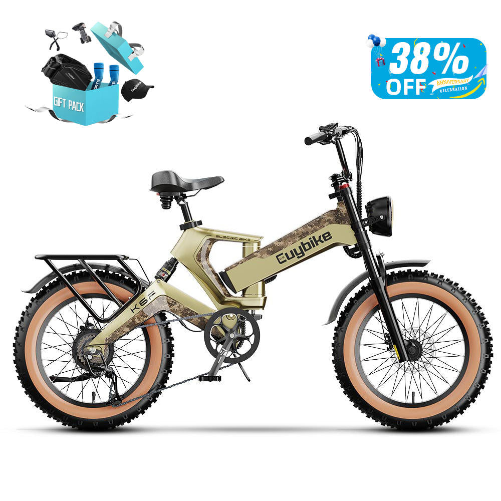 Euybike K6 Pro Camo Gold Fat Tire Electric Bike For Sale