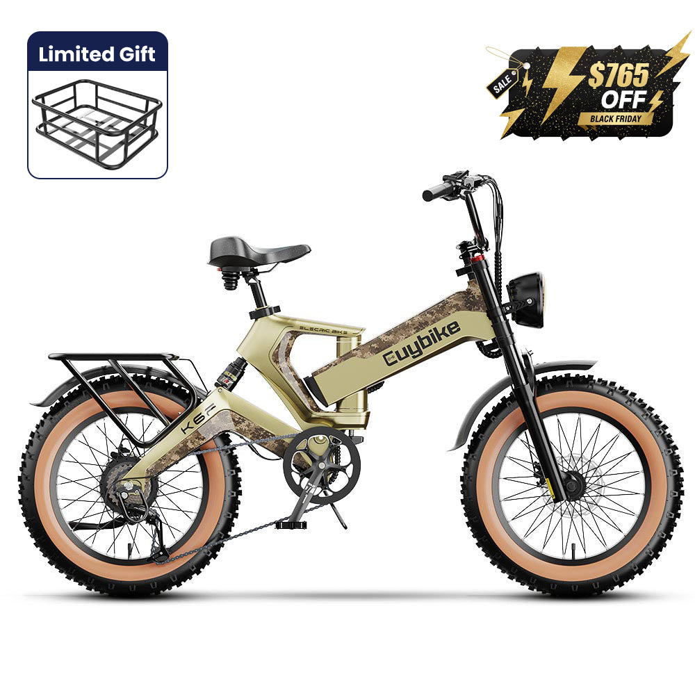 Euybike K6 Pro Camo Gold Long Range Bike Black Friday Ebike Deals
