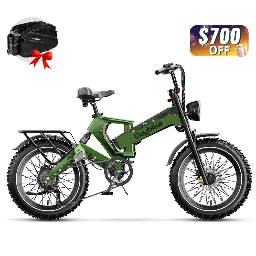 K6 Pro K6F Long Range Fat Tire Electric Bike