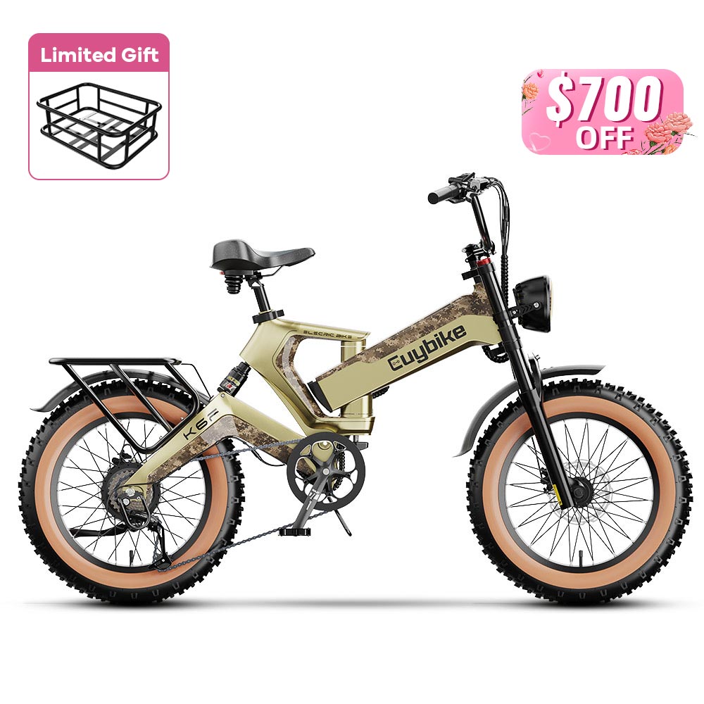 Euybike K6 Pro Golden Electric Bike Mother's Day Sales