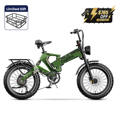 Euybike K6 Pro Green Long Range Bike Black Friday Ebike Deals
