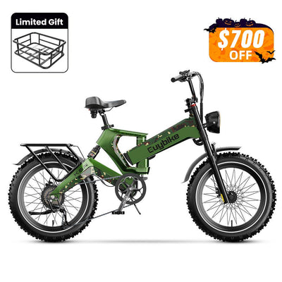 Euybike K6 Pro Green Long Range EBike Halloween Sales