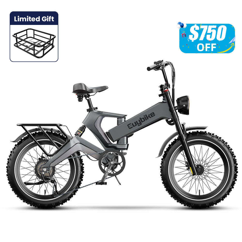 K6 Pro (K6F) Long Range Fat Tire Electric Bike