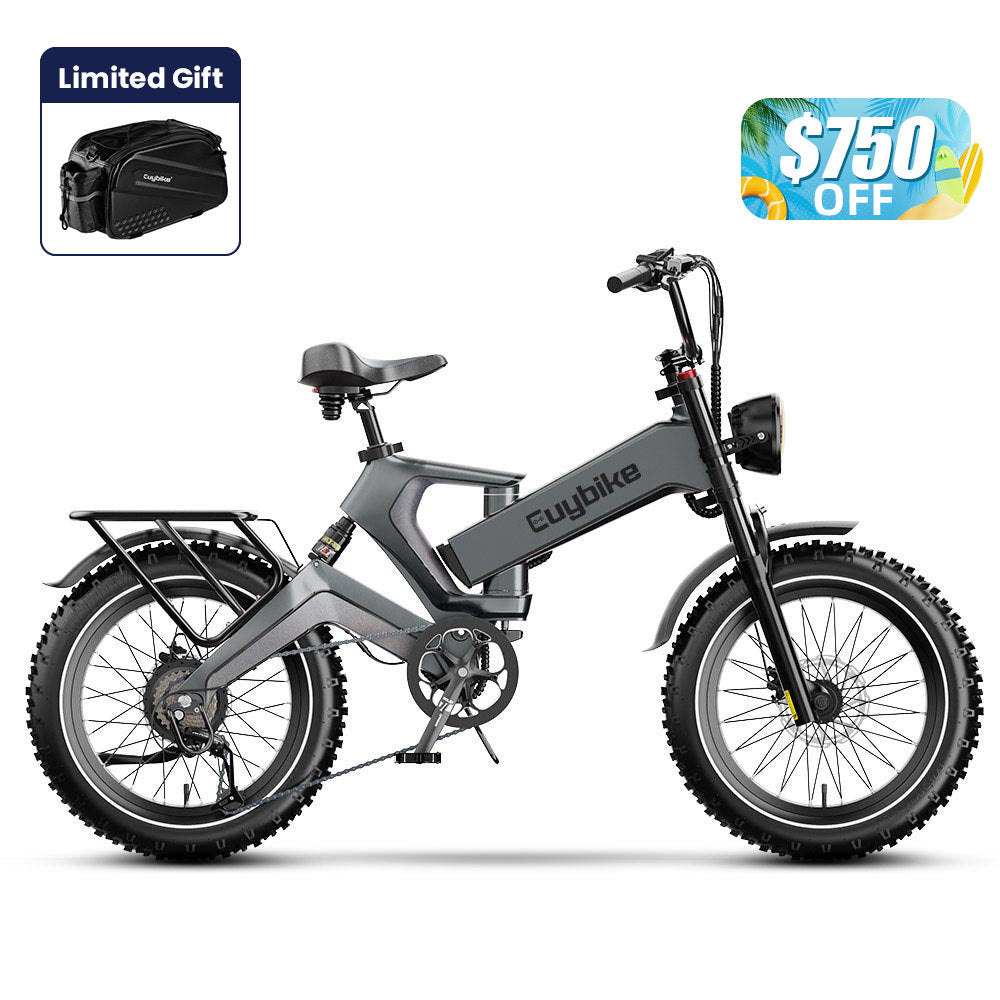 Euybike K6 Pro Grey Electric Bike Summer Deals