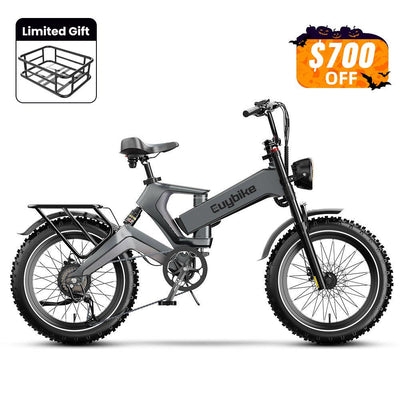 Euybike K6 Pro Grey Long Range EBike Halloween Sales
