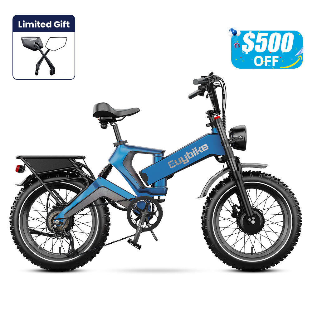 Euybike K6 Pro Max Blue Dual Motor Electric Bike Prime Day Deal