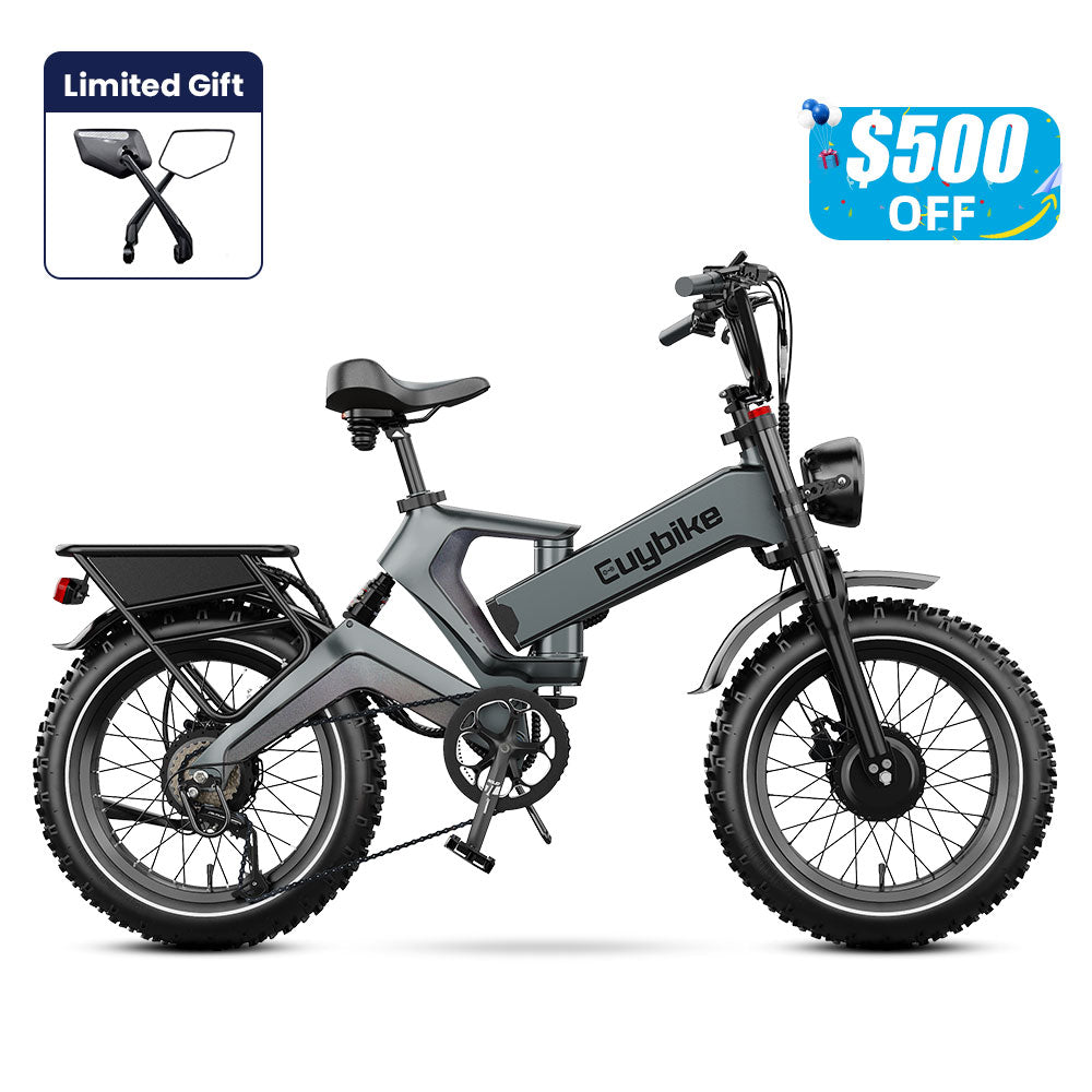 Euybike K6 Pro Max Grey Dual Motor Electric Bike Prime Day Deal