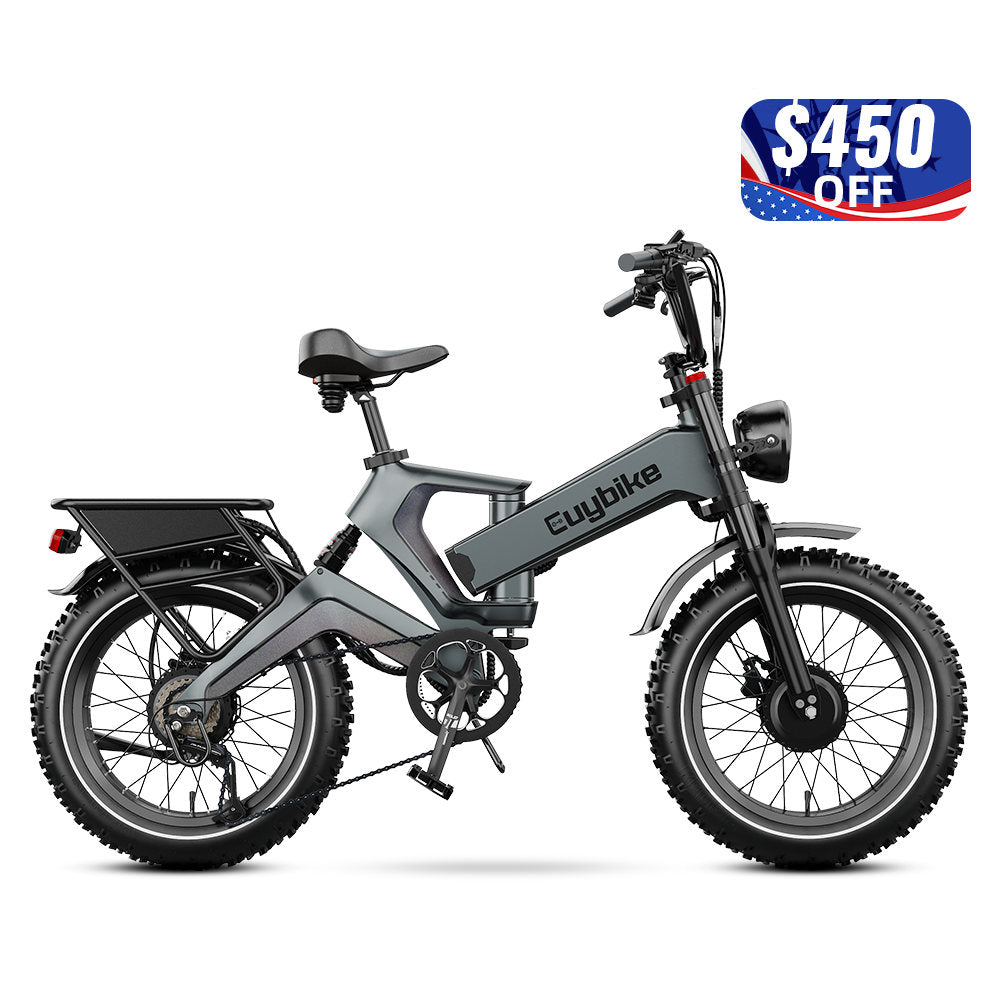 Euybike K6 Pro Max Grey Dual Motor eBike 4th of July Sales