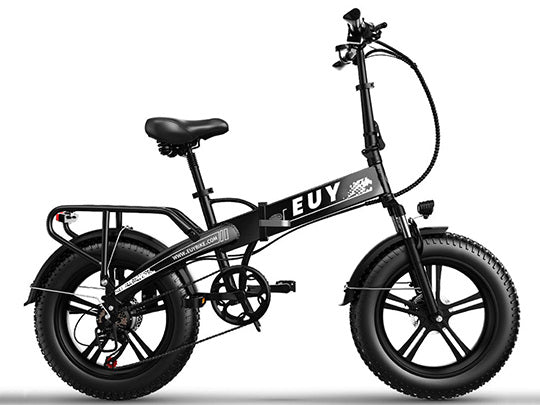  EUYBIKE K6 Bicicleta eléctrica plegable para adultos, aleación  de magnesio, 500 W, 21 MPH, bicicletas eléctricas de montaña para adultos  con celdas LG de 48 V 12.8 Ah, batería extraíble, bicicleta 