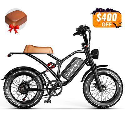 Euybike S4 Black Electric Bike Halloween Sale