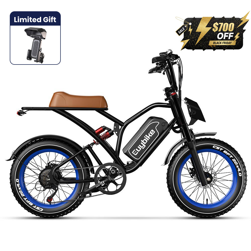 S4 Long Range Moped-Style Electric Bike