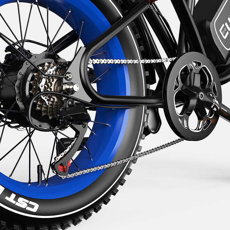 Euybike S4 Electric Bike 7 Speed Gear Shift System