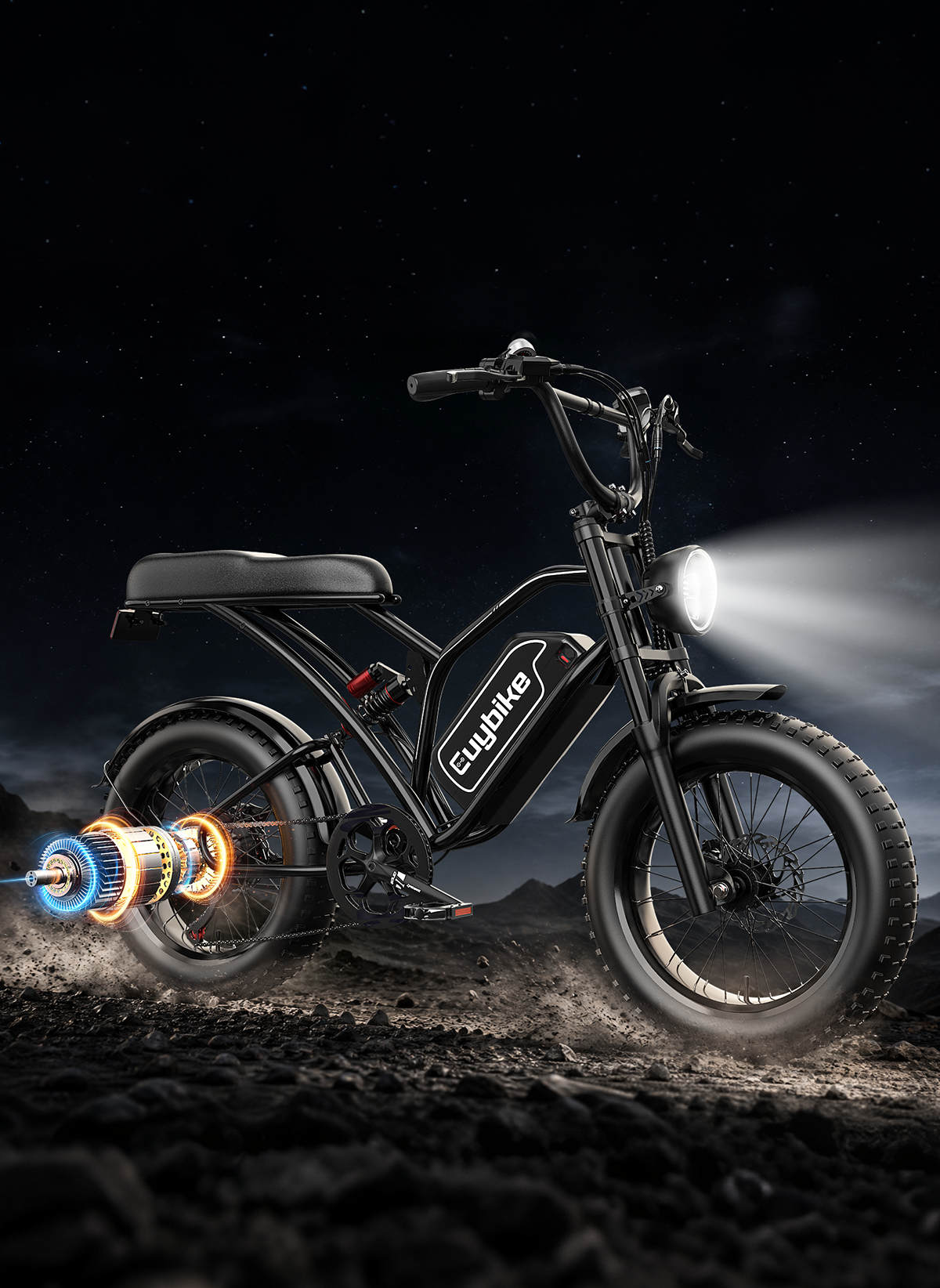 Peak 1000W Powerful Motor