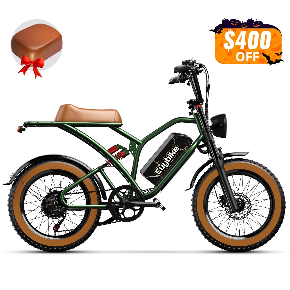 Euybike S4 Green Electric Bike Halloween Sale