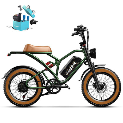 Euybike S4 Green Moped Style ebike For Sale