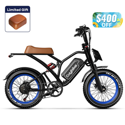 Euybike S4 New Black Fat Tire Electric Bike Summer Sale
