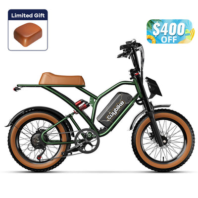 Euybike S4 New Green Fat Tire Electric Bike Summer Sale