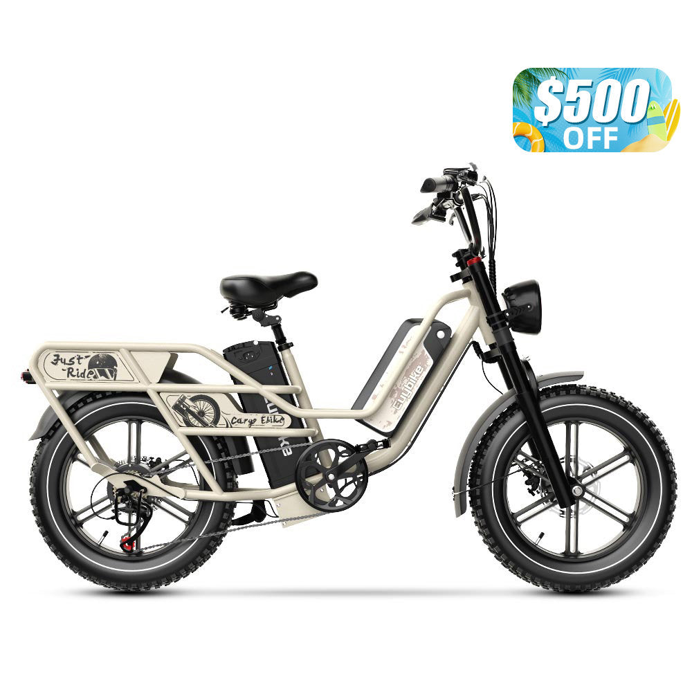 Euybike W1 Dual-Battery Long Range Utility EBike