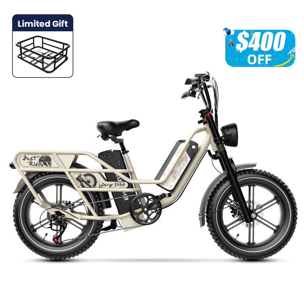 Euybike W1 Dual-Battery Long Range Utility EBike