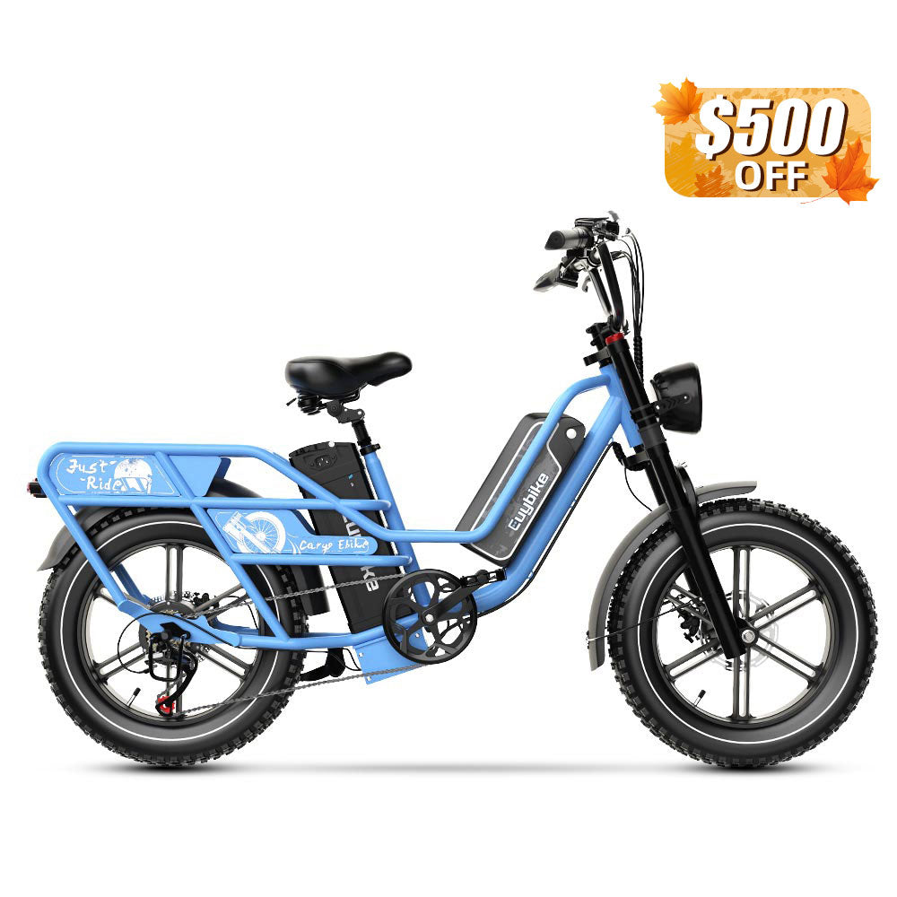 Euybike W1 Dual-Battery Long Range Utility EBike