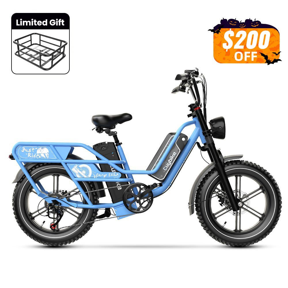 Euybike W1 Dual-Battery Long Range Utility EBike