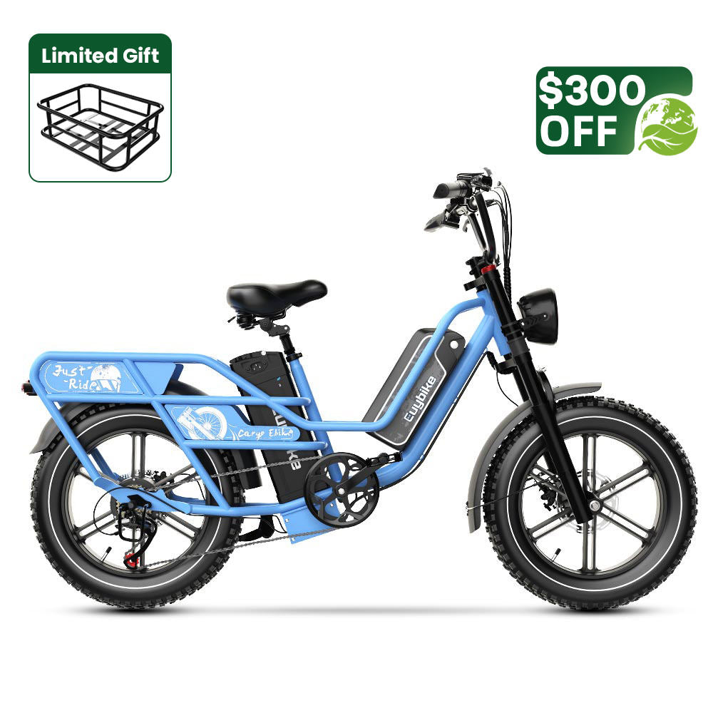 Euybike W1 Dual-Battery Long Range Utility EBike