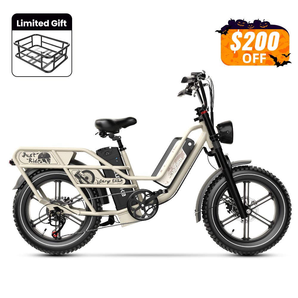 Euybike W1 Dual-Battery Long Range Utility EBike