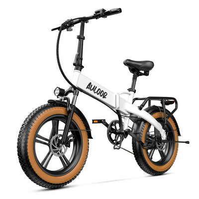 Euybike White NXB Fat Tire Electric Bike