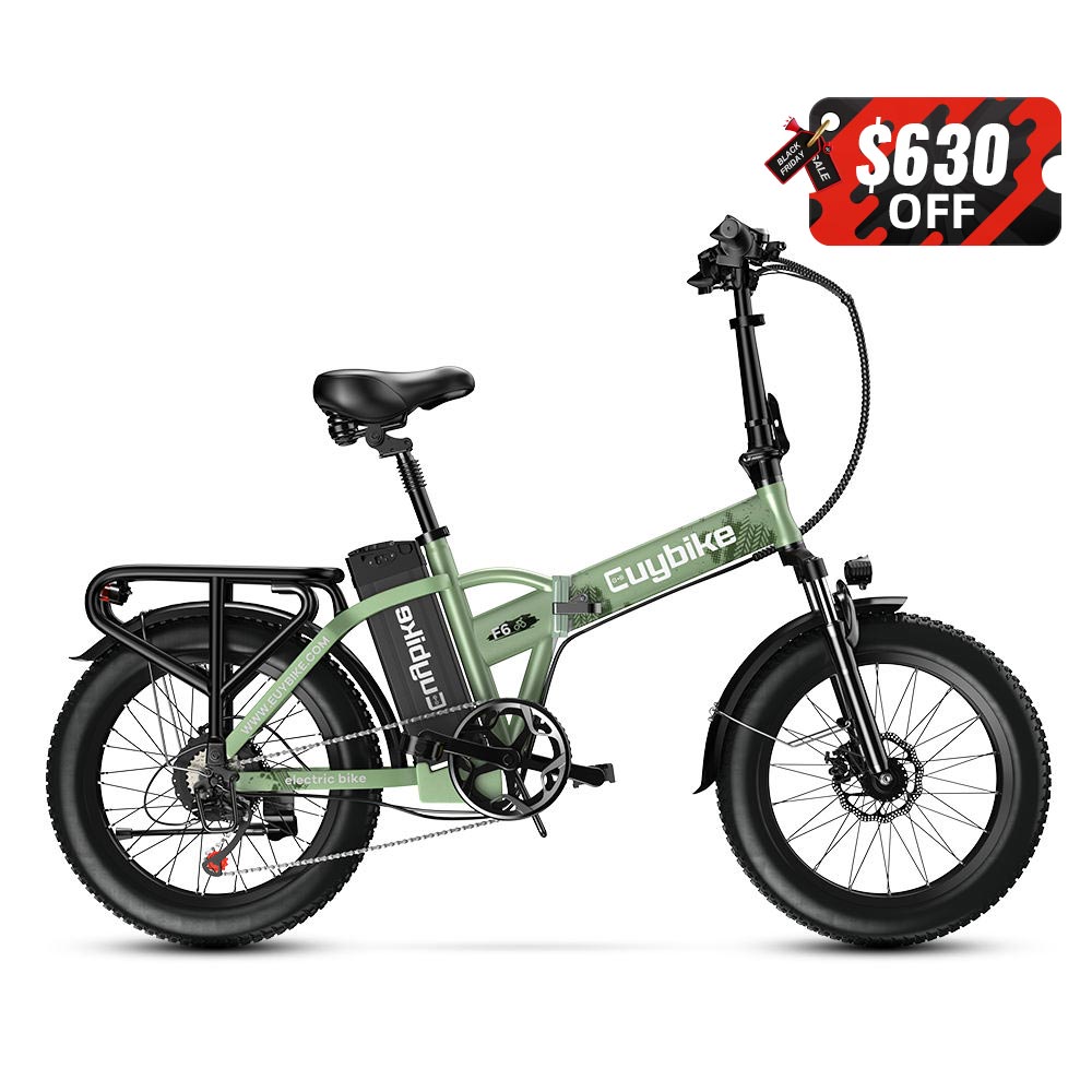 F6 Green Electric Bike Black Friday Sale