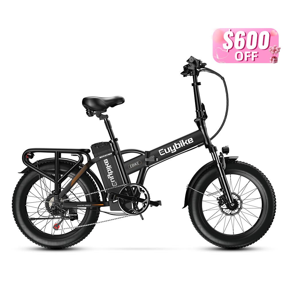 F6B Black Electric Bike Valentine's Day Sale