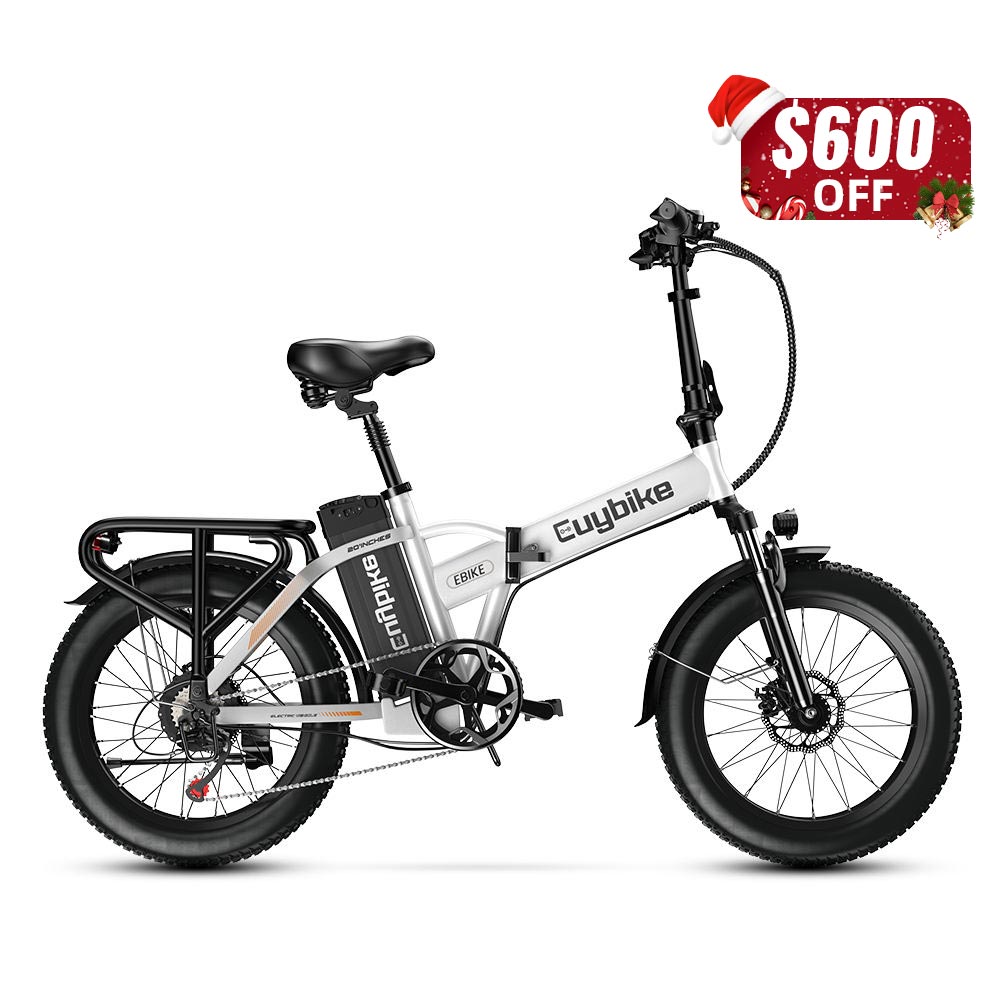 F6B White Electric Bike Chrismas Sale