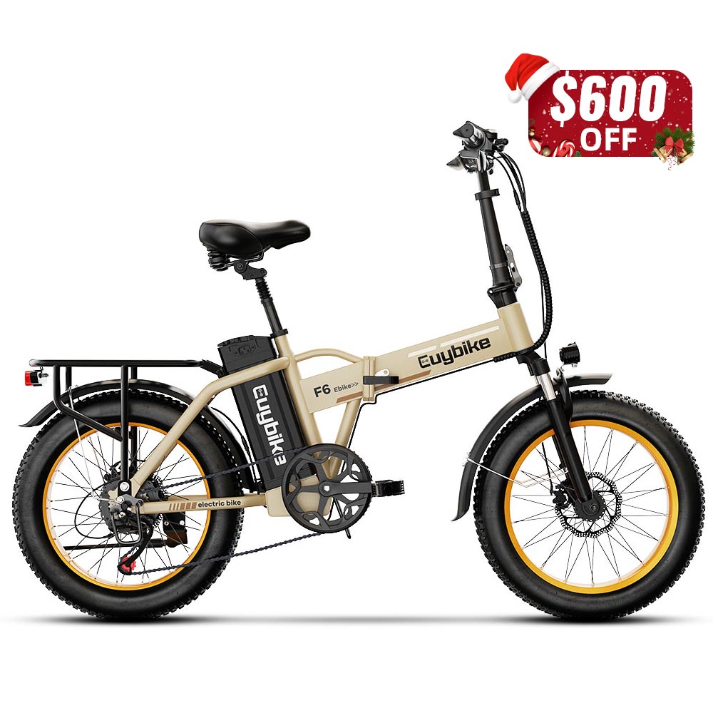 F6F Khaki Electric Bike Chrismas Sale