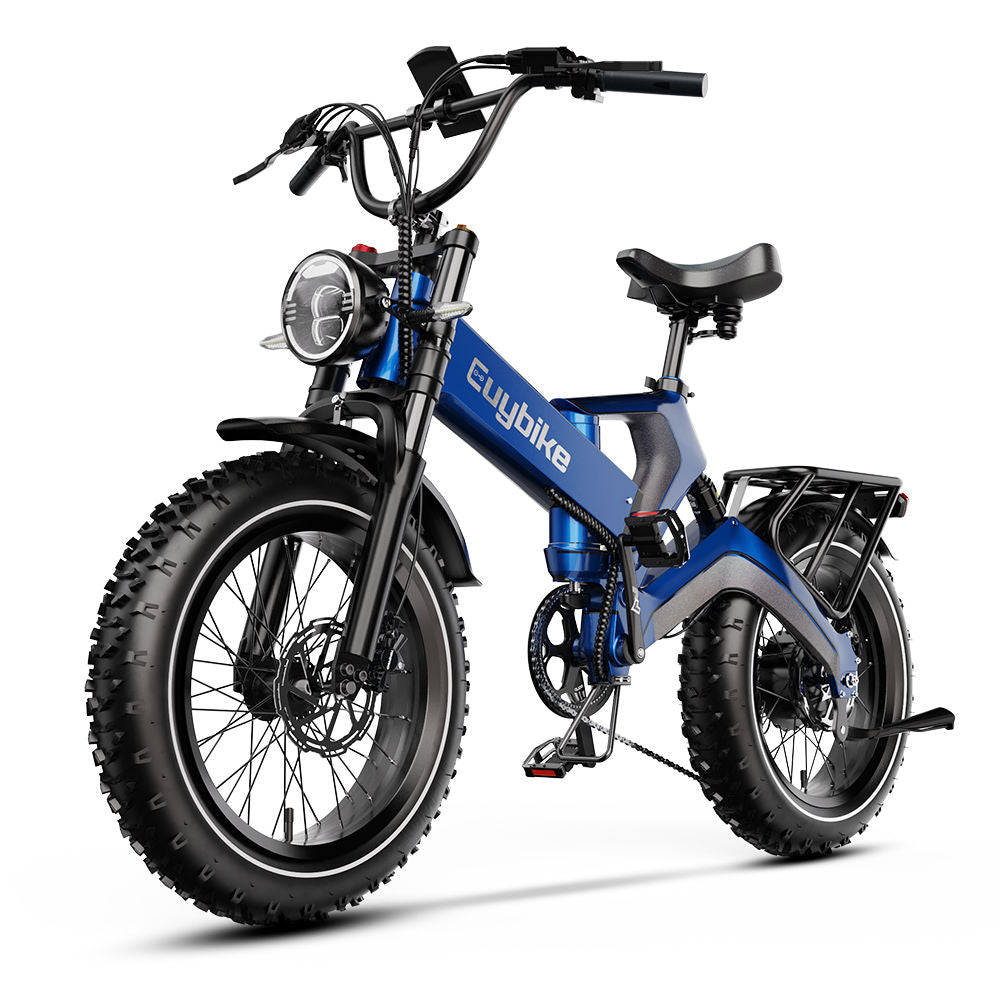K6 Pro 2.0 Blue Long Range Electric Bike