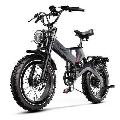 K6 Pro 2.0 Grey Long Range Electric Bike