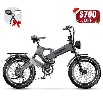 K6 Pro Gray Electric Bike Christmas Sale