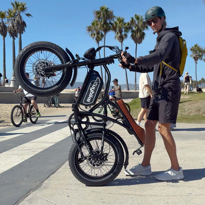 S4 Pro Max Dual Motor E Bike on the Beach