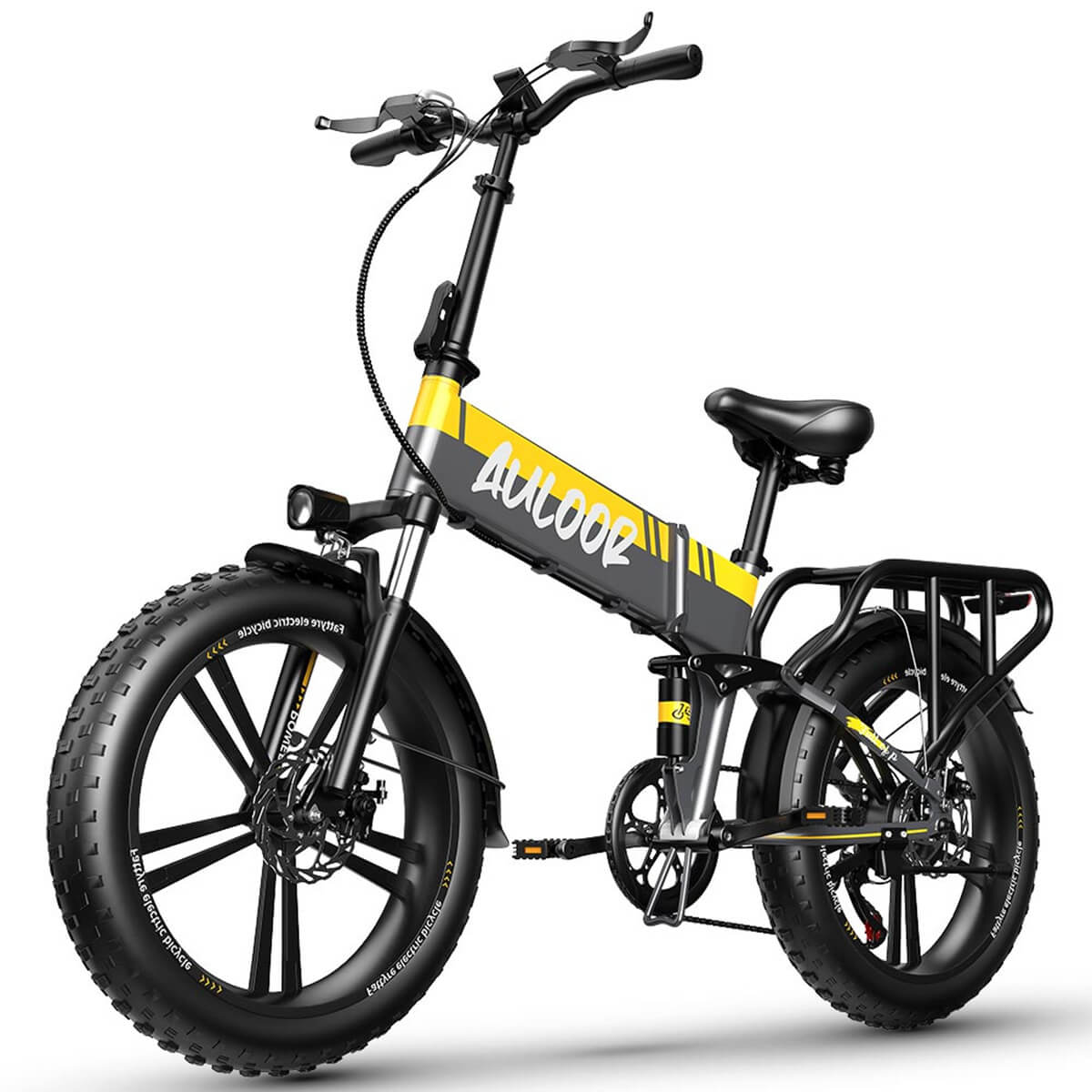  Auloor Bicicleta eléctrica plegable con motor de 500 W