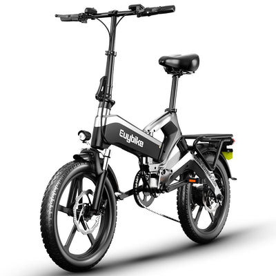 euy foldable electric bike side view